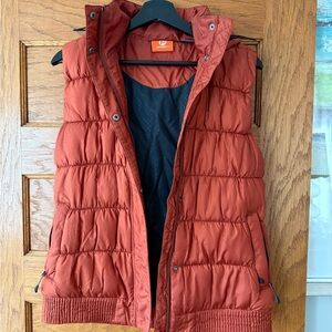 Merrel rust Orange Quilted Puffer Vest
